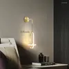 Wandlampen Moderne luxe LED-lamp Creatief voor woonkamer Slaapkamer Trap