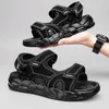 Strandheren sandalen luchtkussen schok absorberen man sport casual ademende dikke zool non slip heren sandales 240322