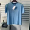 Mode mens designer t shirt högkvalitativ kvinnors bokstavstryck kort ärm rund nacke bomullströjor polo storlek s-2xl