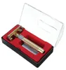 New Men039S Safety Handheld Manual Shaver Double Edge Safety Razor Blad Box1961119