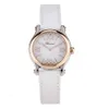 Nowy luksusowy Happy Diamond Series Gold Quartz Watch's Watch 278590-6001 897887