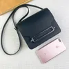 fashion luxury silver buckle decorative flip opening and closing retro Joker calf leather pig nose bags shoulder messenger bags mini ladies saddle red.