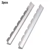 Outils 2PCS BBQ BRCKET en acier inoxydable Bragaite Bargon de rangement de rangement de porte-greffe pour gril 26 cm Cuisine extérieure en argent