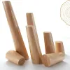 4pcs meubles jambes tabouret canapé-table de table d'ordinateur de bureau en bois des pattes en bois