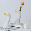 Вазы скандинавские милые керамические дюймовые вазы украшения домашняя гостиная обеденный стол цветок