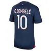 24 25 25 MAILLOT MBAPPE SOCCER Jerseys Kit 23/24 Wersja gracza Wersja Pre Match 2023 2024 Maglia Paris Home Away Football Shirt Hakimi Fabian Vitinha O Dembele 888