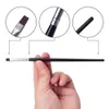 Set di pennelli per nail art a testa piatta nera Penna per fototerapia Testa piatta 5 Set Penna per unghie verniciata per unghie