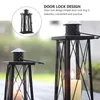 Candle Holders Windproof Holder Storm Lantern Candlestick European Style Home Decor Glass Sail