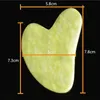 Massage Stones Rocks Jade Guasha Massage Board Natural Stone Gua Sha Scraper Tool Beauty Tool Health Care Meridian Straming Plate Perdre du poids Masseur Spa 240403