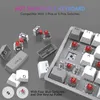 Taste Aula F3261 Effetto RGB USB Mini Game Mechanical Keyboard Interruttore rosso 61 Chiave Linea Cavo indipendente Adatto per Mac Windowsl2404