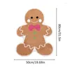 Bath Mats Gingerbread Kitchem Kerstkeuken Tapijten met voor man Non Slip deurmatten Zaal Decor binnen ornamenten