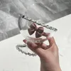 Copos de vinho na moda borboleta vidro de vidro de aveia café