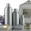 Lagringsflaskor tom vänster och höger pump med aluminiumfoliebehållare schampo dispenser flaska 50 ml kosmetisk förpackning