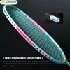 AlpSport DJ 5U Badminton Rackets T800 G5 Nível de competição Tipo de controle de bola Tipo de defensiva e ofensiva Inter 240402