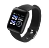 116 plus banda inteligente esporte fitness ip67 à prova dip67 água pulseira relógio de fitness rastreador smartband pressão arterial monitor freqüência cardíaca1477408