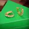 Boucles d'oreilles intemporelles Wonder Fancy Zirconia Geo Swirl Hoops Boucles d'oreilles pour femmes Designer Bijoux Party Pays Luxury Brand Top Rare Ins 2312