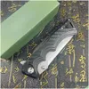 Camping Hunting Knives Special Offer A6704 High Quality Per Folding Knife 7Cr1Ov Stone Wash Tanto Blade Cnc G10 Handle Ball Bearing Ou Otyr0