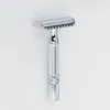 2024 New Alloy Manual Manual Razor Old-formed Razor Razor Shaver 5 قطع من صندوق ورق كرافت الصديق للبيئة