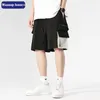 Calça masculina wassup edição 3D Multi Pocket Work Shorts Fashion Moda