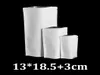 13CMX185CM Återställbar zip -lås Stand Up Food Grade Packaging White Kraft Paper TEA POCH PACK PACKING DESIGN5853630