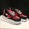 2024 Hot Luxury Designer Casual Shoes Chain Reaction Wild Jewels Chain Link Trainer Sneakers 36-45 EUR