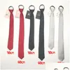 Coritos de arco 38/48 cm Vino negro Red Style Coreano Corea Lazada Camisa y mujer Camisa a juego 5 cm Regalos de alumnos de boda uniformes Deli Dhzhi