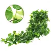 Dekorative Blumen 2 Stcs künstliche Topfpflanzen Faux Ivy Vine Hanging Pothos für Home Office Innen im Freien im Freien Gartendekor (keine Körbe)