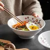 Bowls Melamine Imitation Porcelain Noodle Bowl Restaurant Shop Plastic Lamian Noodles