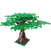 Строительные блоки DIY кирпичи Moc Garden Plant Tree Cartyard Capatable All Brand Particles Particles Erollighte Toys City Street View