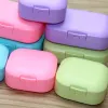 Case di sapone in sapone a 2 dimensioni piatti di scatola impermeabile per fopi di fooino per le perdite copertina a 4 colori Accessori per bagni per la lavanderia della lavanderia