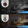 Other CCTV Cameras 5MP E27 Bulb Camera WiFi Indoor Video Surveillance Home Security Baby Monitor Full Color Night Vision AI Auto Human Tracking Y240403