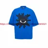 Herr t-shirts pufftryck hus med fel t-shirt för män kvinnor casual ögontryck tee t-shirt j240402