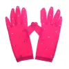 Gloves Nasinaya Figure Skating Kids Gloves Custom Adult Fabric Competition Shiny Rhinestones Spandex Polyamide