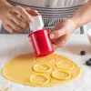 Stampi da forno Formine per biscotti di Natale Stampo per biscotti Babbo Natale Pupazzo di neve Albero Stampo per alce Timbro Strumenti per feste di Natale