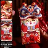 Stume di stoccaggio Cinese Spring Festival Tessuto in tela rosso borsa vintage caratteristica tradizionale per bambini la fortuna del portafoglio regalo casuale