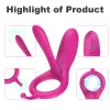 Toys vibratrice Anneau pour l'éjaculation Anneau Sex Toys for Men Vibrant Rings Wireless Cover Male Masturbation Tools