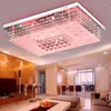 Ceiling Lights Luxurious Atmosphere Living Room LED Crystal Creative Color Changing Simple Warm Romantic Bedroom Lamp