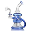 Queimador de óleo Bongo de vidro de vidro Bongue bubbber water tubs Concentra as plataformas DAB com Banger de vidro de articulação 14 mm