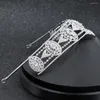 Clips de cheveux Crystals CZ Cubic Zirconia Mariage de mariée Tiara Diadem Crown Femmes Prom Bijoux Accessoires CH10258