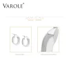 Серьги Varole Простые серьги для женщин Gold Color Geometry Hoops Через модные украшения 2021 Подарки Kolczyki