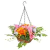 Kwiaty dekoracyjne sztuczny koszyk kwiatowy Kreatywny dom wiejski Sezonowa z kolorowym ręcznie robionym wystrojem ślubnym