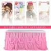 Tafel rok 6/9ft roze tier tutu decoratie plinten voor bruiloft baby shower verjaardagsfeestje