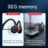 Écouteurs d'écouteurs Bluetooth Wireless IPX8 IPPHEPHOP MP3 Player Hifi Hifi Earhook Headphone avec micro micro pour la natation