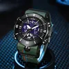 Wristwatches SMAEL Dual Display Watch Military Quality Mens Sports Watches Digital Alarm 8051 Stopwatch Clock Led