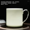 Tasses jingdezhen en céramique tasse de thé en porcelaine de porcelaine à l'eau avec salle de couvercle de la salle de réunion de la salle