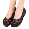 Scarpe casual Muyang Mie Women Flats Woman Flower Flower Genuine Moca