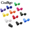 25pcs Colorful Cord Ends Bell Stopper with Lid Lock Plastic Toggle Clip Paracord Clothes Bag Sportswear Shoelace Rope Parts