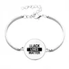 Bracelets de charme Femmes Brangle Black Lives Matter I CANT BRESTER FIST PACITE POWER US PROTESTER BRACELET DE LA MODE SIER LETTRE BIELLR