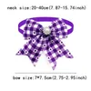 Appareils pour chiens 50 / 100pcs de la Saint-Valentin Small Bowties Adcoreaux ACCESSOIRES LATTICE STYLE PET PRODUITS