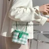 Cross Body Spring Mini pudełko usta czerwona koperta Koreańska moda podwójne zamek błyskawiczny pojedyncze ramię w torbie szachowniczym Mały łańcuch zapachowy dla kobiet H240403